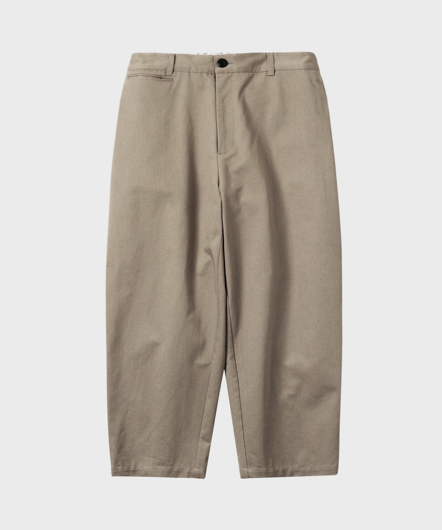 WIDE CHINO TROUSERS (BEIGE)