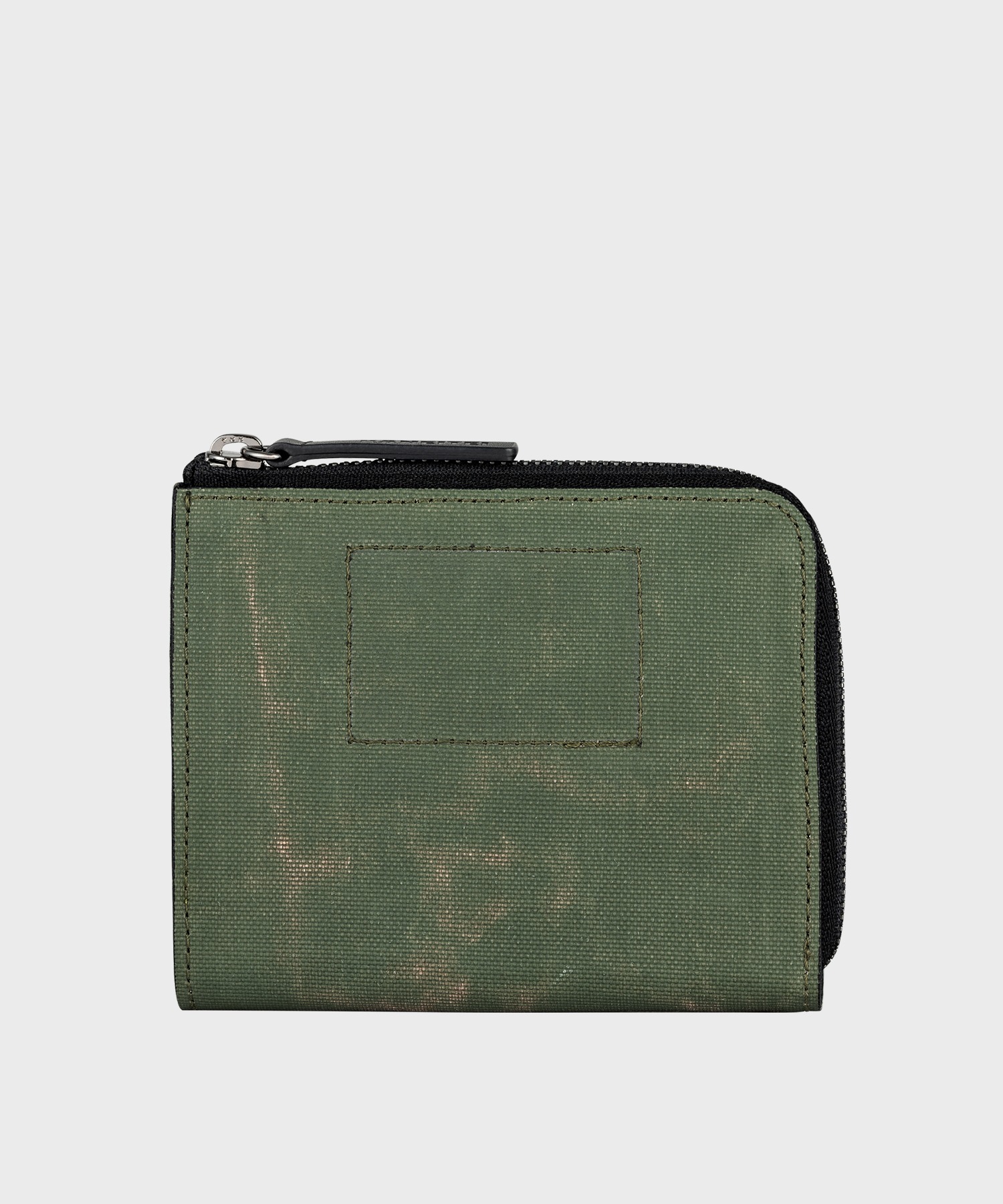CAMEL ZIP AROUND WALLET (OLIVE DRAB) / UPCYCLED