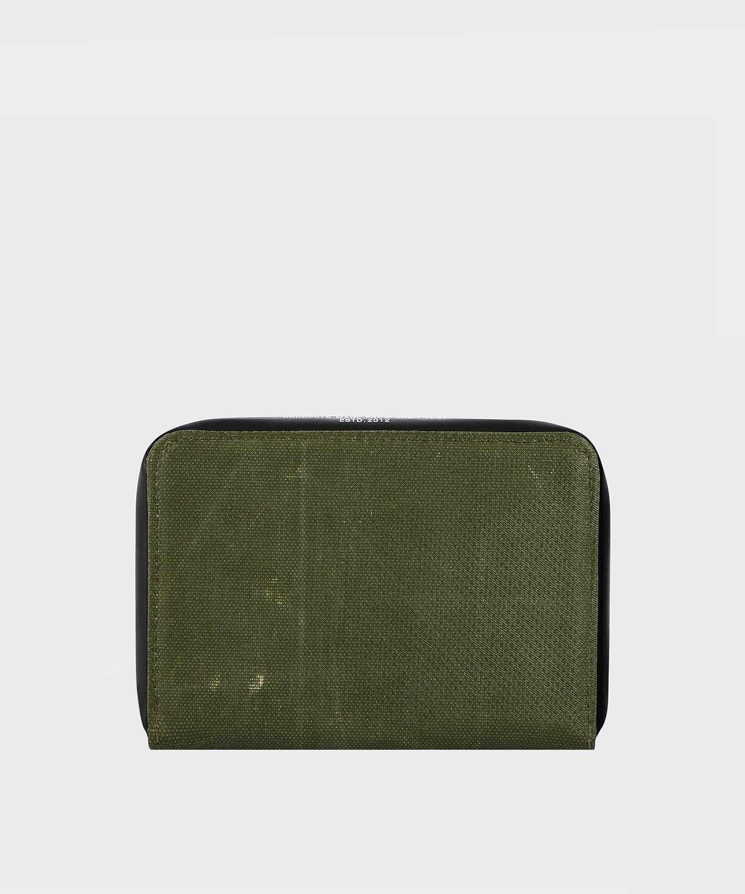 BERLIN LETTERING ZIP WALLET (OLIVE DRAB) M / UPCYCLED