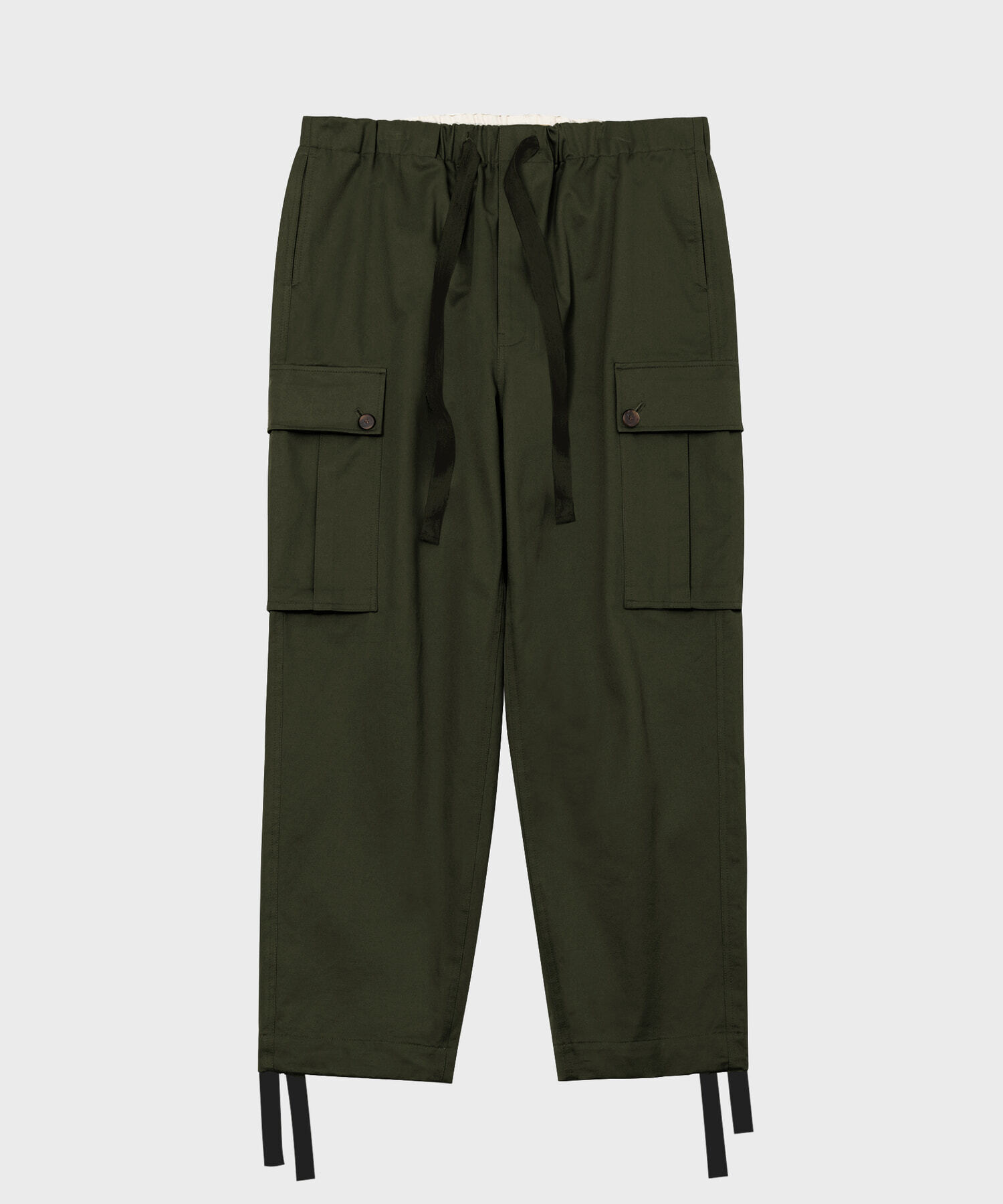 WIDE CARGO PANTS (OLIVE DRAB)